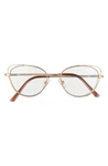 Corinne Mccormack Gold Cat-eye Colorspex +1.00 Blue-light Reading Glasses #97911. Fixed Price $23.76.