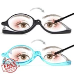 Bencaley Makeup Reading Glasses Women Flip Down Cosmetic Readers Spring Hinge. Fixed Price $27.99.