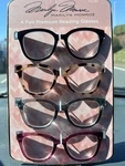 Marilyn Monroe 4-PACK Premium Reading Glasses Readers +3.00 New Card. Fixed Price $39.97.