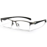 Anrri Blue Light Glasses For Men Semi Rimless Rectangle Grey Medium,. Fixed Price $36.43.