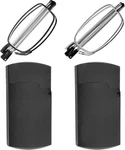 Success Eyewear Reading Bundle: Set Of Black And Gunmetal With 2 Cases. Fixed Price $22.85.