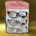 Marilyn Monroe Premium 3-PACK Reading Glasses Readers +3.00 Clear Silver Blk. Fixed Price $29.99.