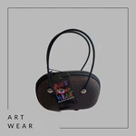 Folded Reading Glasses Spring Hinge +2.00 Playa Del Rey Art Wear Purse Case. Fixed Price $18.00.