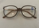 Jc Fair C2 Brown Frame Computer Glasses For Women Anti Blue Light Lenses +4. Fixed Price $8.00.
