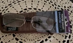 Foster Grant Brown Metal Semi-rimless Glasses Scratch Resistant +1.25 B203. Fixed Price $32.11.