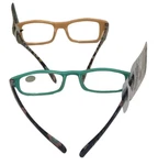 Fashion Womens +2.00 Non Prescription Reading Glasses Blue Peach Pair. Fixed Price $8.00.