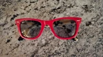 Polarized Ray Ban Wayfarer Sun Glasses Style 2140 Red Front/animal Print Unisex. Fixed Price $99.99.