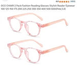 X2 Pair Occi Chiari Stylish Reading Glasses Women's READERS1.+6.00. Fixed Price $13.00.