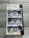 Design Optics By Foster Grant Full Frame Rectangle Reader Glasses +1.50 3-PACK. Fixed Price $29.99.