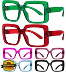 Eyekepper Oversized Reading Glasses Women Blue Light Blocking Screwless Sprin.... Fixed Price $34.99.