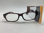 E383 Foster Grant Essentials Hugo Brown + 2.00 Brn Reading Glasses Readers. Fixed Price $8.96.