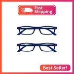 Opulize Ted Reading Glasses For Women Men, Lightweight Narrow Rectangular Matt. Fixed Price $18.31.