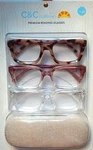 C&c California Women's +1.50 Premium Reading Glasses 3-PACK Readers Hard Case. Fixed Price $39.99.