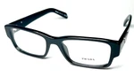 New Prada Wide Reading Glasses Vpr 07Z 1AB-1O1 55-19 140 Black Frames Readers. Fixed Price $399.99.