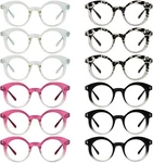 Eyekepper 12 Pack Women Reading Glasses Round Readers 1.5X Spring Hinges New. Fixed Price $22.97.