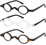 Success Eyewear Reading Glasses Set 3 Spring Hinge Professor Readers For Men. Fixed Price $17.99.