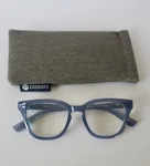 Peepers Bluelight Reading Glasses - "denim" Nola 3397 W/ Case +2.50. Fixed Price $18.00.