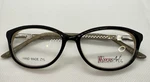 Modern Art A326 Black/taupe Womens Eyeglass Frame Spring Hinge 52-16-140-35 Nwot. Fixed Price $49.99.