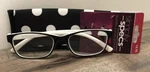 Simply Specs By Foster Grant Reading Glasses Lucille +2.75 Blk & White Soft Case. Fixed Price $10.00.