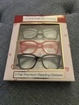 Adrienne Vittadini 3 Pair +2.50 Premium Reading Glasses. Fixed Price $26.99.