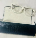 Judith Leiber White Reading Glasses High Quality Lenses And Rhinestones. Fixed Price $100.00.
