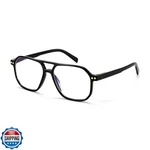 Feisedy Retro Aviator Reading Glasses Square Readers With Spring. Fixed Price $34.99.