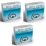 Hydrotac Dive Optx 20/20 Stick On Bifocal Lenses +2.50 3 Pack Scuba Mask Magnifi. Fixed Price $59.95.