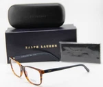 New Polo Ralph Lauren 2142 5549 Havana Blue Authentic Frames Eyeglasses 56-17. Fixed Price $101.15.