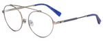 Elton John Dreamer 3 Designer Reading Glasses Platinum Silver Cobalt Blue Glitte. Fixed Price $79.95.