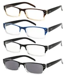 Eyekepper 4 Pack Reading Glasses Spring Hinges Vintage Readers Women. Fixed Price $16.99.