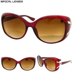 Women's Classic Vintage Retro Oval Bifocal Reading Sun Glasses Readers Red Frame. Fixed Price $13.94.