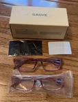 Gaoye 2 Pack Blue Light Blocking Spring Hinge +1.5 Reading Glasses - Pink. Fixed Price $5.99.