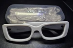 Veda Tinda, Women's White Sunglasses W/hard & Soft Cases And Cleaning Cloth (T1). Fixed Price $17.98.