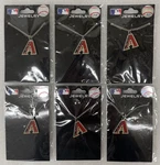 Lot Of 6 Mlb Arizona Diamondbacks Pendant Necklace By Siskiyou. Fixed Price $14.56.