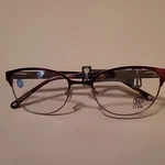 New Jimmy Crystal Ny Amethyst Purple Eyeglass Frames Swarovski Demo Lens 140. Fixed Price $59.99.