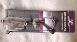 Foster Grant Manning 1.25 Reading Glasses CT0519 Gun, Pure Rubber Temples. Fixed Price $13.99.