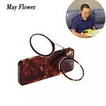 May Flower Mini Nose Clip Reading Glasses Portable Pince-nez +1 With Case. Fixed Price $15.90.