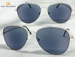 Men's Classic Vintage Retro Style Reading Sun Glasses Readers Silver Frame +1.50. Fixed Price $13.89.