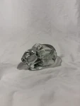 Glass Rabbit Easter Bunny Clear Crystal Votive Light Candle Holder. Fixed Price $8.99.