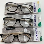 "3 Pair" Coloread Foster Grant Kinsey Gold +1.75 Readers Reading Glasses. Fixed Price $15.00.