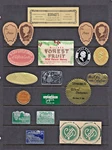 Mr. Foster's Remember Shop, Millacs Forest Fruit Poster Stamps 40S 50S? - #8109. Fixed Price $5.00.