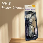 Foster Grant Coloread Fashion Reading Glasses W/ Case, +2.00. Fixed Price $10.00.