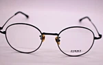 Jimmy Pure Titanium T8005 52-17-140 C2 Black Eyeglasses Round Lens. Fixed Price $54.50.