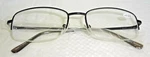 Unisex Women Eyekepper +1.00 Reading Glasses Black Half Frame Readers. Fixed Price $17.97.