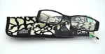 Foster Grant Tatum Blk & Ivory Reading Glasses 52/18-142 W/ Case Pick Diopter. Fixed Price $12.99.