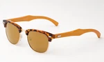 Classic Bamboo Sunglasses Wooden Tortoise Gold Frame Mens Women Vintage. Fixed Price $9.95.