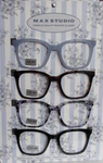 Max Studio 4-PACK Premium Quality Reading Glasses Readers Multi-colored New. Fixed Price $36.54.
