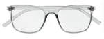 Magnifeye Rounded Square Clear Frame Reading Glasses, +2.0 Magnification. Fixed Price $14.95.