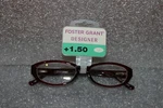 Foster Grant By Magnivision +1.50 "koralie" Burgandy Reading Glasses. Fixed Price $13.45.