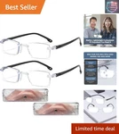 2 Pcs Auto Focus Glasses Self Adjusting, Intelligent Dual Smart Reading.... Fixed Price $21.89.